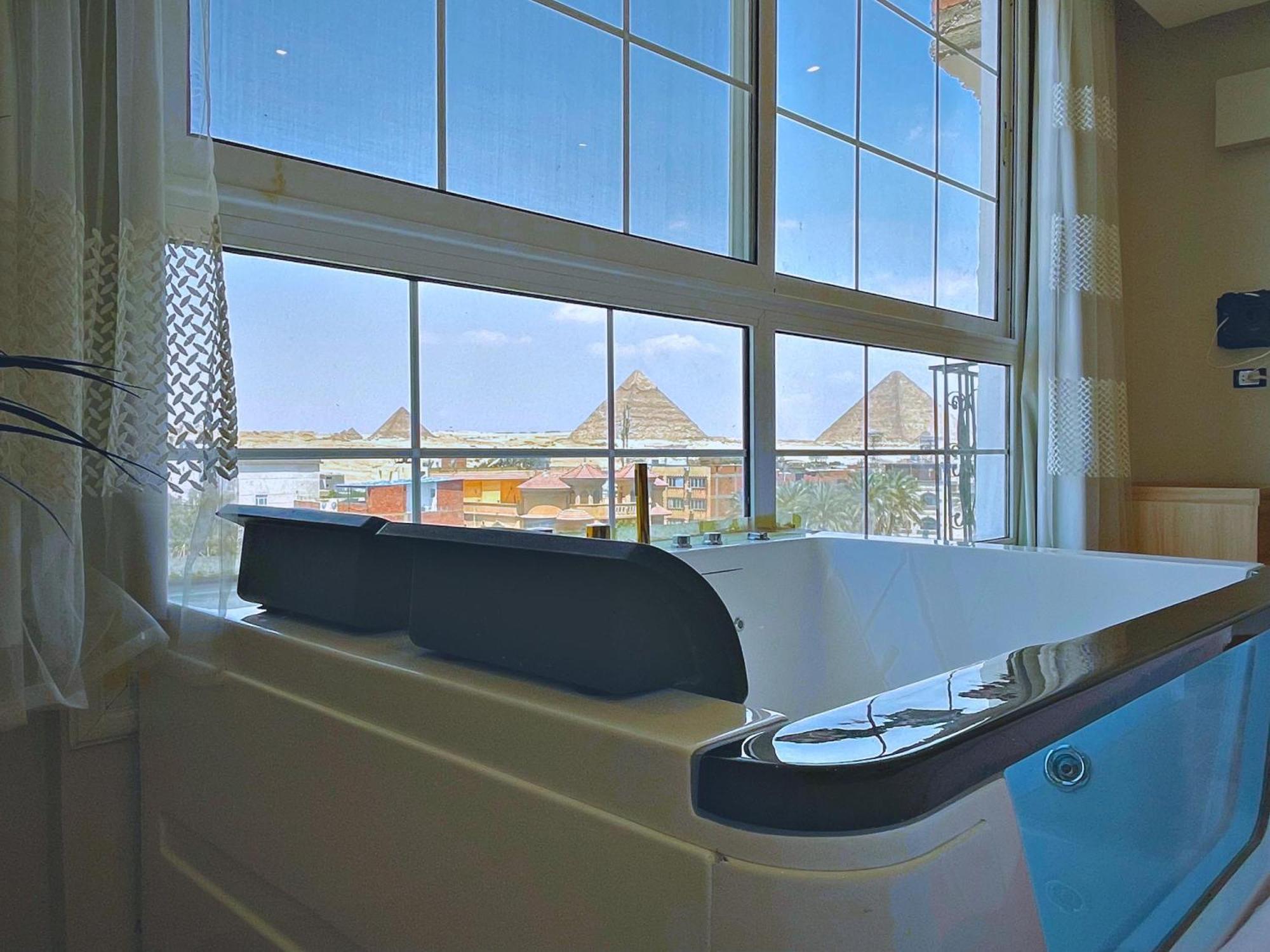 Palm Pyramids View Inn Kafrat al Jabal Экстерьер фото